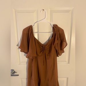 Abercrombie & Fitch Brown Summer Dress
